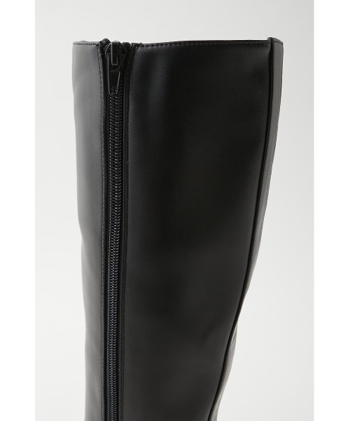 MOUSSY（マウジー）の「SQUARE TOE LONG ブーツ（ブーツ・レディース・ベージュ/ブラック・SMALL/MEDIUM/LARGE）」の16枚目の写真