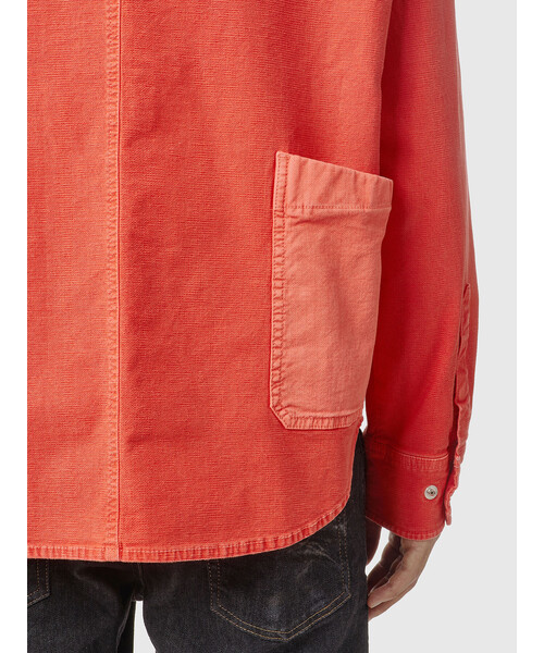 DIESEL(ディーゼル)の「メンズ シャツ オーバーシャツ ワークテイスト ジョグジーンズ(シャツ/ブラウス・メンズ・ネイビー/ミント/オレンジ・MEDIUM/X-LARGE/SMALL/LARGE)」の6枚目の写真