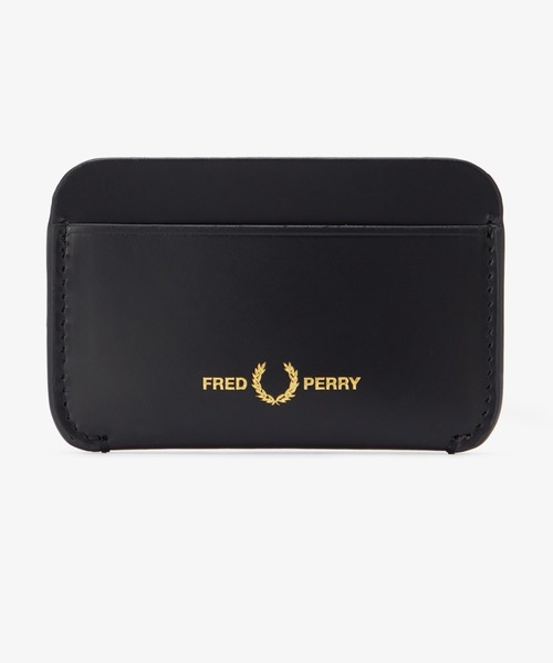 FRED PERRY（フレッドペリー）の「Matt Leather Card Holder（カードケース・メンズ・ブラック/ブラウン・ONE SIZE）」の2枚目の写真