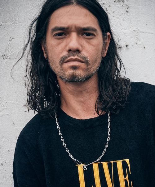 glamb（グラム）の「Punks Mask Chain / パンクスマスクチェーン（ネックレス・メンズ・シルバー・FREE）」の2枚目の写真