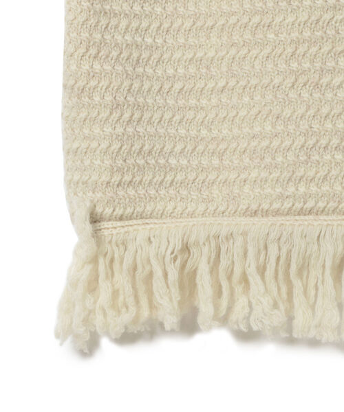 B:MING by BEAMS（ビーミングバイビームス）の「B:MING by BEAMS / フリンジ タートル ベスト 21AW（ベスト・レディース・ブラック/ベージュ/オフホワイト・ONE SIZE）」の7枚目の写真