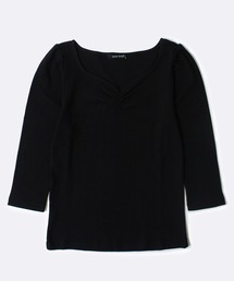 one way | 【oneway】スクエアハート7分そでテレコトップス(Tシャツ/カットソー)