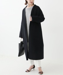 Spick & Span | ウールVネックカラーリバーコート◆(その他アウター)