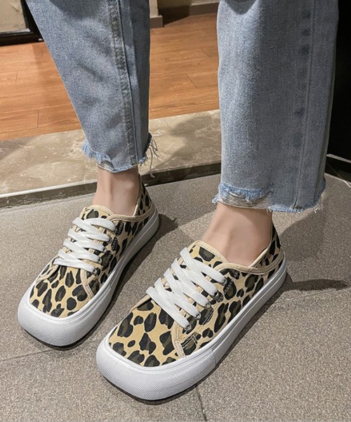 beauty:beast スクエアトゥ ベルクロ スニーカー UK5 24cm Beauty beast shoes new arrivals