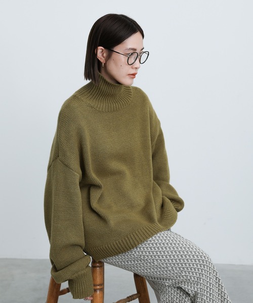 select MOCA(セレクトモカ)の「クラシッククリアレンズメガネ(メガネ・レディース・ブラック/ベージュ・FREE)」の12枚目の写真