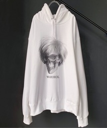 BIAS | STUDIOUS別注 DEAD MANスカルプリントプルオーバーパーカー(パーカー)