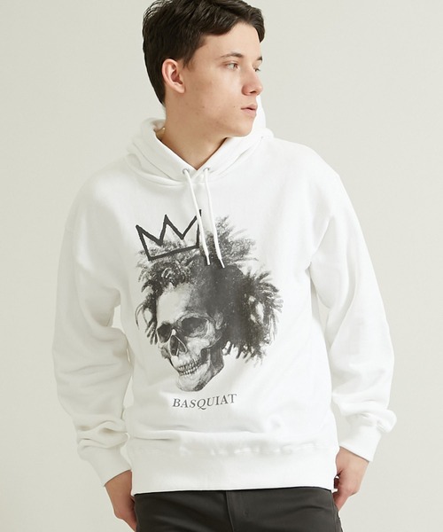 BIAS（バイアス）の「STUDIOUS別注 DEAD MANスカルプリントプルオーバーパーカー（パーカー・メンズ・ホワイト/ホワイト系その他/ライトグレー/クリア/オフホワイト/アイボリー・SMALL/MEDIUM/LARGE）」の15枚目の写真