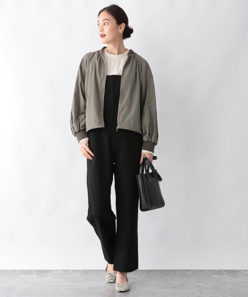 GLOBAL WORK（グローバルワーク）の「エアカルハッスイブルゾン/959811（ブルゾン・レディース・グリーン系その他/アイボリー/ブラック・MEDIUM/LARGE）」の19枚目の写真