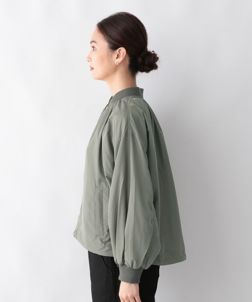 GLOBAL WORK（グローバルワーク）の「エアカルハッスイブルゾン/959811（ブルゾン・レディース・グリーン系その他/アイボリー/ブラック・MEDIUM/LARGE）」の10枚目の写真