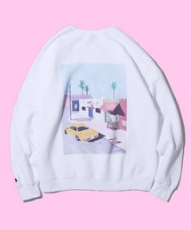 FRUIT OF THE LOOM（フルーツオブザルーム）の「FRUIT OF THE LOOM/フルーツオブザルーム ROOPTOKYO別注 イラストレーターコラボ スウェット ビッグシルエット（スウェット・メンズ）」