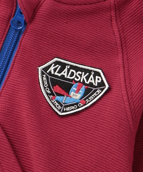 kladskap（クレードスコープ）の「ヒーロージップパーカ（パーカー・キッズ・ブルー/レッド・110cm/120cm/100cm/90cm/130cm）」の8枚目の写真