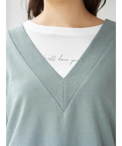 earth music&ecology（アースミュージックアンドエコロジー）の「スウェットベスト　＊（ベスト・レディース・ブラック/ブラウン/ミント/ホワイト系その他2・FREE）」の10枚目の写真