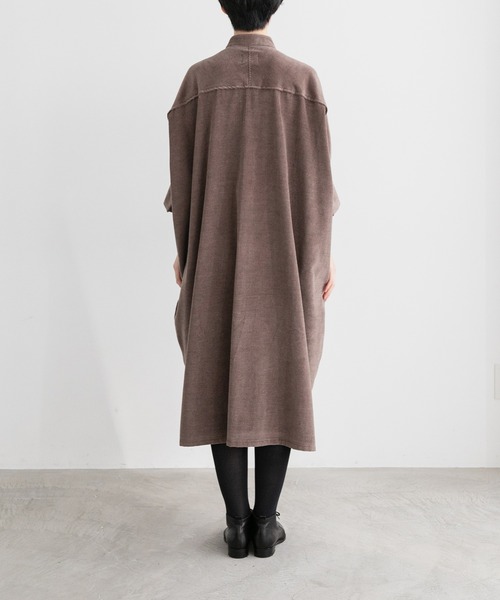 note et silence (ノートエシロンス)の「【 AMB100貨 】3_4SLV Long Gather Dress(ワンピース・レディース・ベージュ・FREE)」の20枚目の写真