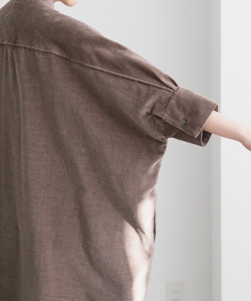 note et silence (ノートエシロンス)の「【 AMB100貨 】3_4SLV Long Gather Dress(ワンピース・レディース・ベージュ・FREE)」の14枚目の写真