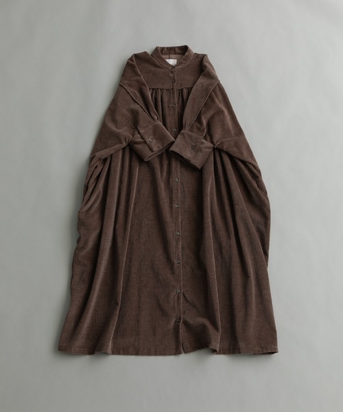 note et silence (ノートエシロンス)の「【 AMB100貨 】3_4SLV Long Gather Dress(ワンピース・レディース・ベージュ・FREE)」の19枚目の写真