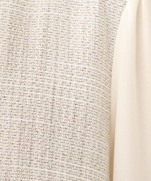 SHOO・LA・RUE(シューラルー)の「【S-3L】クラッシーツイード切り替えワンピース(ワンピース・レディース・ベージュ系その他4/ネイビー系7・01/02/03/04/05)」の18枚目の写真