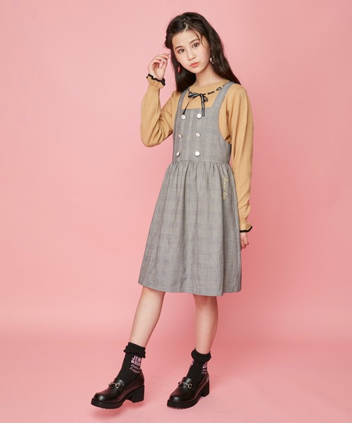 JENNI love(ジェニィラブ)の「ウォッシャブルロゴリボンニット(ニット/セーター・キッズ・ベージュ/オフホワイト/ミント・130cm/140cm/150cm/160cm)」の11枚目の写真