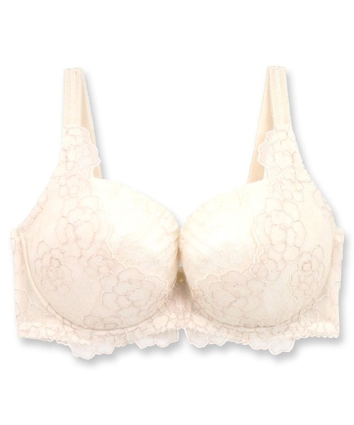 fran de lingerie(フランデランジェリー)の「Luxe Lace リュクスレース コーディネートブラジャー G65-I85カップ(ブラジャー・レディース・サックスブルー/クリーム/シルバーグレー・G65/G70/G75/G80/G85/H65/H70/H75/H80/H85/I65/I70/I75/I80/I85)」の7枚目の写真