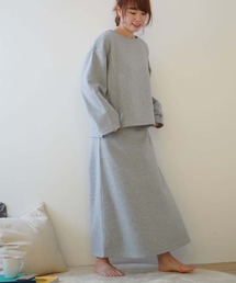 Lilipetit（リリプティ）の「【Lilipetit×Rina】《ルームウェア》裏起毛スウェットワンマイルウェア3点セット（ルームウェア/パジャマ・レディース）」