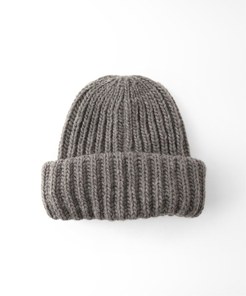 ARMEN(アーメン)の「【ARMEN/アーメン】 3HOLDINGRIBCAP:ニットキャップ(ニットキャップ/ビーニー・レディース・ブラック/ブラウン/アイボリー・FREE)」の3枚目の写真