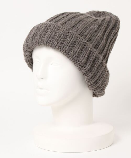 ARMEN(アーメン)の「【ARMEN/アーメン】 3HOLDINGRIBCAP:ニットキャップ(ニットキャップ/ビーニー・レディース・ブラック/ブラウン/アイボリー・FREE)」の9枚目の写真