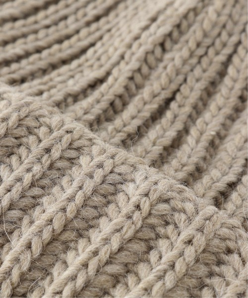 ARMEN(アーメン)の「【ARMEN/アーメン】 3HOLDINGRIBCAP:ニットキャップ(ニットキャップ/ビーニー・レディース・ブラック/ブラウン/アイボリー・FREE)」の12枚目の写真