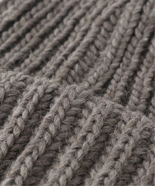 ARMEN(アーメン)の「【ARMEN/アーメン】 3HOLDINGRIBCAP:ニットキャップ(ニットキャップ/ビーニー・レディース・ブラック/ブラウン/アイボリー・FREE)」の13枚目の写真