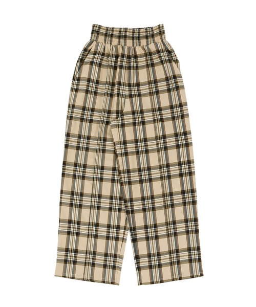 PUNYUS（プニュズ）の「タータンチェックイージーパンツ（その他パンツ・メンズ・ベージュ/レッド/グリーン・1/2/4/3）」の10枚目の写真