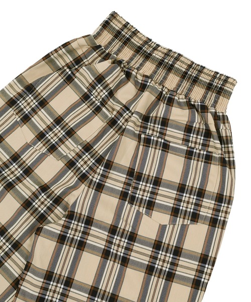 PUNYUS（プニュズ）の「タータンチェックイージーパンツ（その他パンツ・メンズ・ベージュ/レッド/グリーン・1/2/4/3）」の7枚目の写真