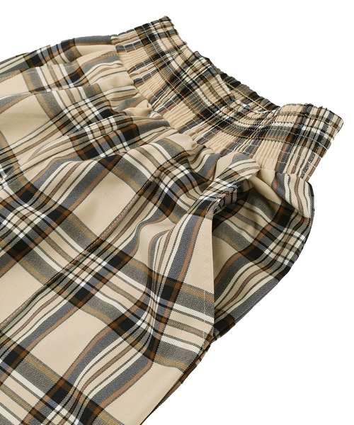 PUNYUS（プニュズ）の「タータンチェックイージーパンツ（その他パンツ・メンズ・ベージュ/レッド/グリーン・1/2/4/3）」の11枚目の写真
