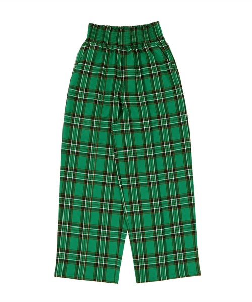 PUNYUS（プニュズ）の「タータンチェックイージーパンツ（その他パンツ・メンズ・ベージュ/レッド/グリーン・1/2/4/3）」の9枚目の写真