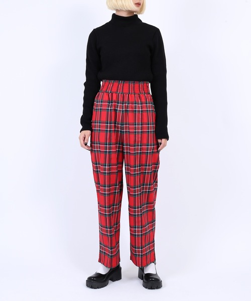 PUNYUS（プニュズ）の「タータンチェックイージーパンツ（その他パンツ・メンズ・ベージュ/レッド/グリーン・1/2/4/3）」の20枚目の写真
