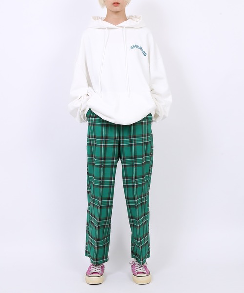 PUNYUS（プニュズ）の「タータンチェックイージーパンツ（その他パンツ・メンズ・ベージュ/レッド/グリーン・1/2/4/3）」の15枚目の写真
