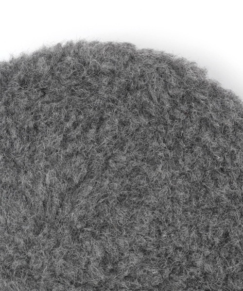 BABYLONE（バビロン）の「COLD BREAKER / ボアフードスヌード（キャップ・レディース・ベージュ/ダークグレー・FREE）」の8枚目の写真