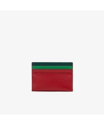 LACOSTE（ラコステ）の「ホリデイ トリコロールレザーカードホルダー（カードケース・メンズ）」