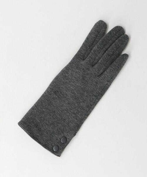 Sergio De Rosa（セルジオデローザ）の「＜Sergio De Rosa（セルジオデローザ）＞ジャージー 2ボタン グローブ（手袋・レディース・ブラック/ブラウン/グレー・FREE）」の4枚目の写真
