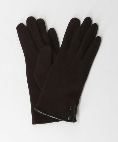 Sergio De Rosa（セルジオデローザ）の「＜Sergio De Rosa（セルジオデローザ）＞ジャージー 2ボタン グローブ（手袋・レディース・ブラック/ブラウン/グレー・FREE）」の11枚目の写真
