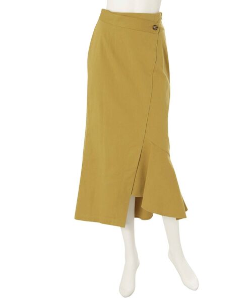 MURUA(ムルーア)の「アシンメトリーマーメイドスカート(スカート・レディース・アイボリー/ブラック/ホワイト/イエロー・1/2)」の17枚目の写真