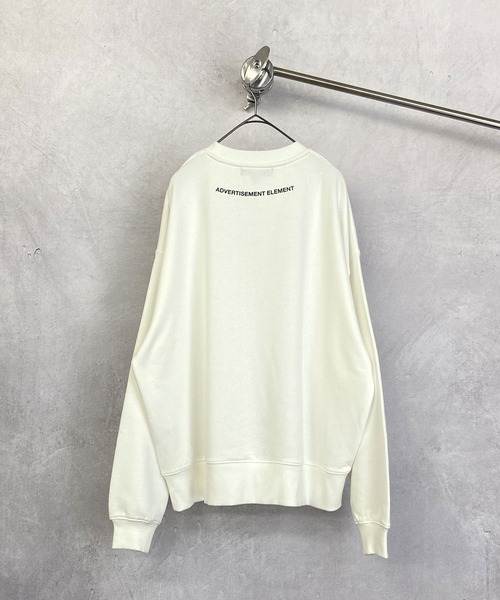 Beno（ビーノ）の「ライトTC裏毛 コラージュアートプリント オーバーサイズ トレーナー（スウェット・メンズ・ブラック/オフホワイト/スモークピンク/グレイッシュブルー・M/L）」の5枚目の写真