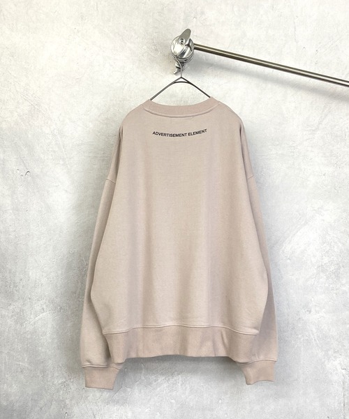 Beno（ビーノ）の「ライトTC裏毛 コラージュアートプリント オーバーサイズ トレーナー（スウェット・メンズ・ブラック/オフホワイト/スモークピンク/グレイッシュブルー・M/L）」の6枚目の写真