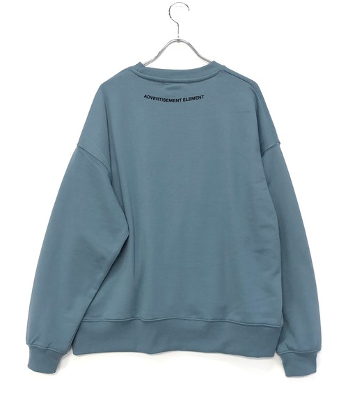 Beno（ビーノ）の「ライトTC裏毛 コラージュアートプリント オーバーサイズ トレーナー（スウェット・メンズ・ブラック/オフホワイト/スモークピンク/グレイッシュブルー・M/L）」の20枚目の写真