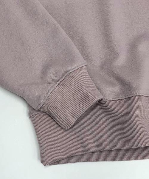 Beno（ビーノ）の「ライトTC裏毛 コラージュアートプリント オーバーサイズ トレーナー（スウェット・メンズ・ブラック/オフホワイト/スモークピンク/グレイッシュブルー・M/L）」の13枚目の写真