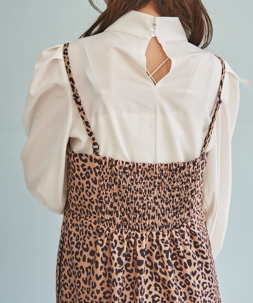 WEGO(ウィゴー)の「WEGO/ミニフレアーキャミワンピ(ワンピース・レディース・ブラック/アニマル・FREE)」の18枚目の写真