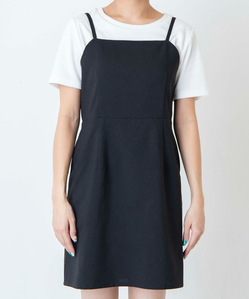 WEGO(ウィゴー)の「WEGO/ミニフレアーキャミワンピ(ワンピース・レディース・ブラック/アニマル・FREE)」の22枚目の写真