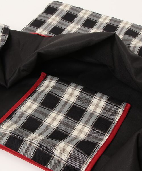 TINA：JOJUN（ティーナジョジュン）の「チェック柄 トートバッグ TINA：JOJUN（トートバッグ・レディース・グリーン/ブラック・F）」の22枚目の写真