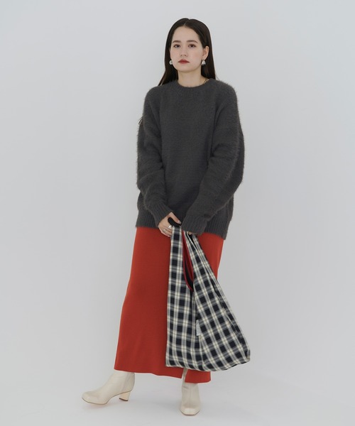TINA：JOJUN（ティーナジョジュン）の「チェック柄 トートバッグ