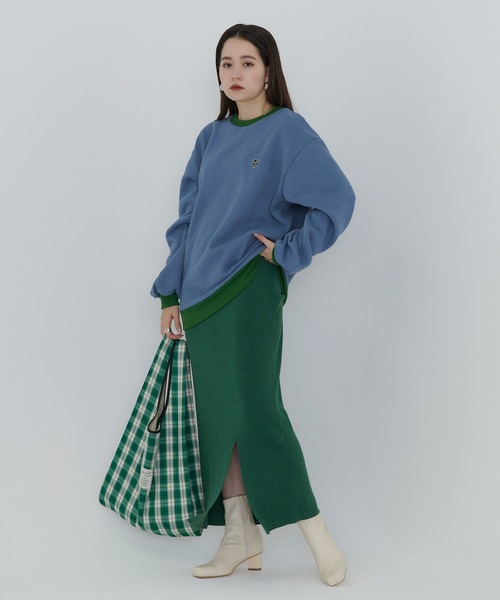 TINA：JOJUN（ティーナジョジュン）の「チェック柄 トートバッグ TINA：JOJUN（トートバッグ・レディース・グリーン/ブラック・F）」の9枚目の写真