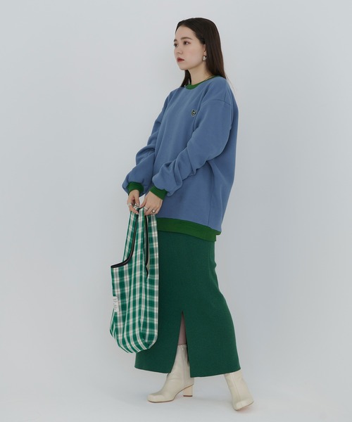 TINA：JOJUN（ティーナジョジュン）の「チェック柄 トートバッグ TINA：JOJUN（トートバッグ・レディース・グリーン/ブラック・F）」の11枚目の写真