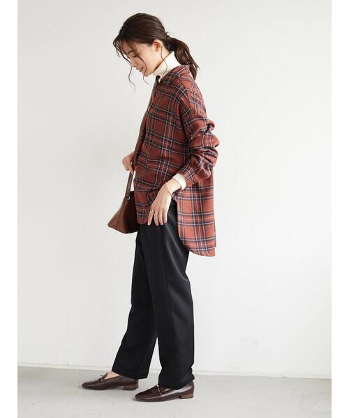 CRAFT STANDARD BOUTIQUE(クラフトスタンダードブティック)の「タートルネックリブニットプルオーバー *(ニット/セーター・レディース・ブラック/ベージュ/ブラウン/レッド/アイボリー/マスタード・M/L)」の10枚目の写真