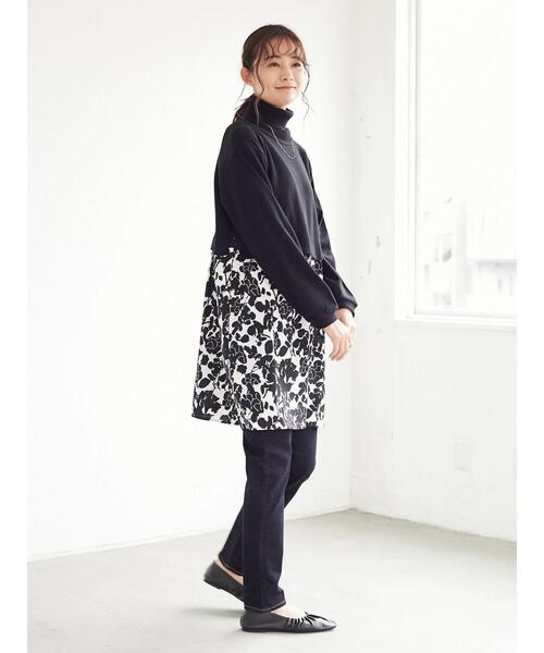 CRAFT STANDARD BOUTIQUE(クラフトスタンダードブティック)の「タートルネックリブニットプルオーバー *(ニット/セーター・レディース・ブラック/ベージュ/ブラウン/レッド/アイボリー/マスタード・M/L)」の16枚目の写真